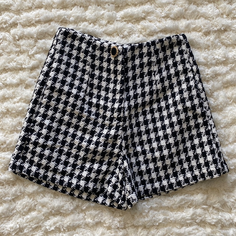 Houndstooth Shorts